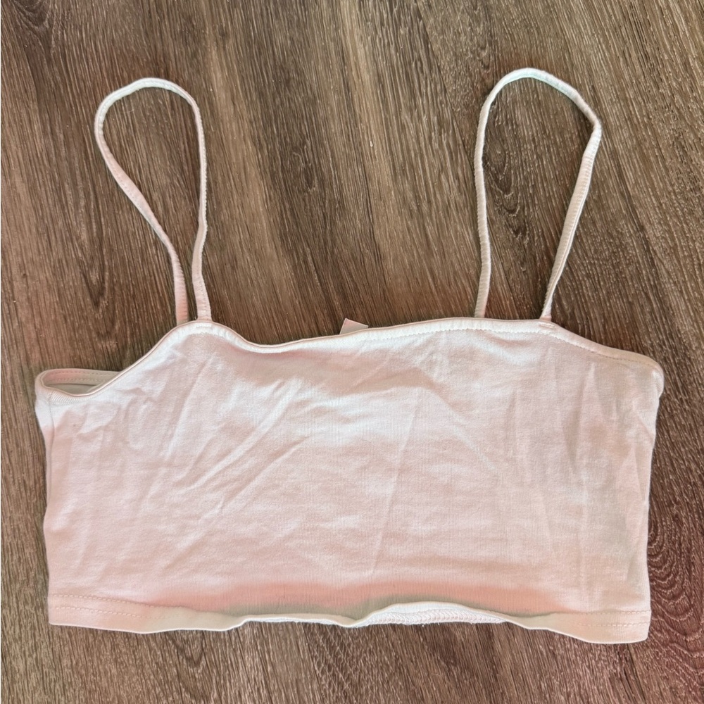 white crop top